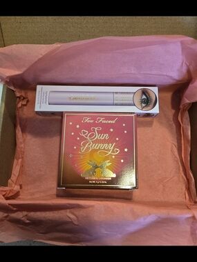 Too Faced Sun Bunny Bronzer and Tarte Mascara
